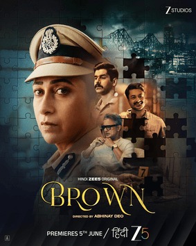 Brown series poster: Karisma Kapoor as detective Rita Brown